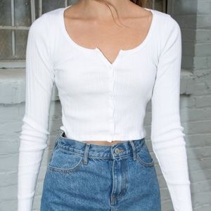 Brandy Melville White Long Sleeve